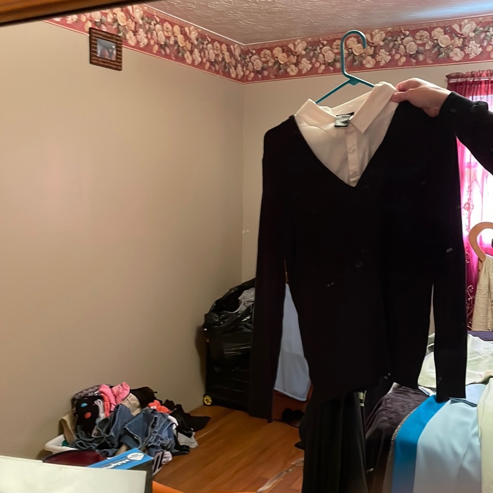 Black dress shirt new no tags